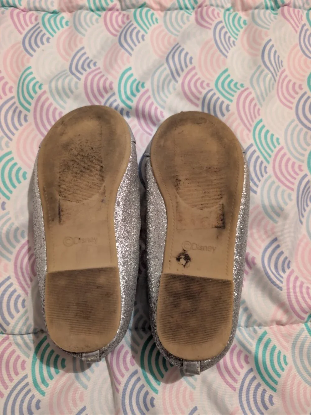 Disney Bippity Boppity Boutique slippers Kids size 12